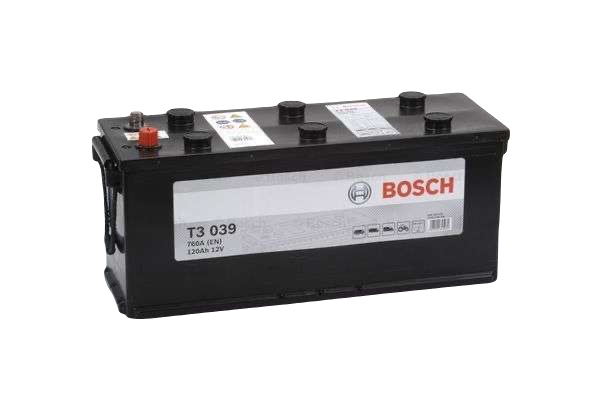 Аккумулятор Bosch 0092T30390 T3 12V 120AH 760A ETN 4 B03, Bosch